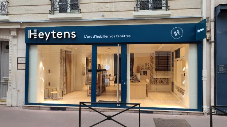 Magasin de stores et rideaux à Levallois Perret Heytens